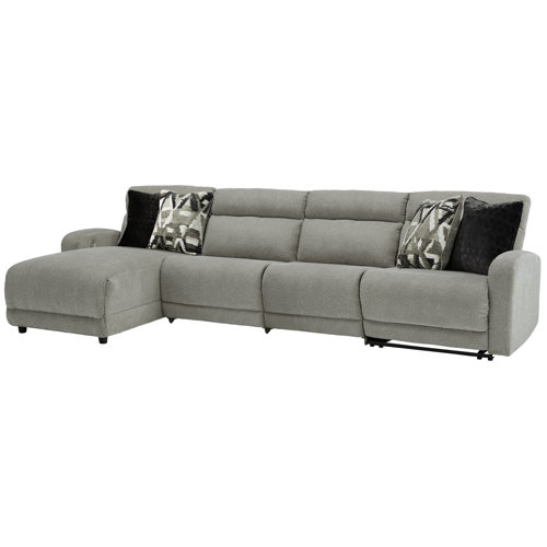 Signature Design by Ashley Colleyville 4Piece Power Reclining Sectional with Chaise Wayfair